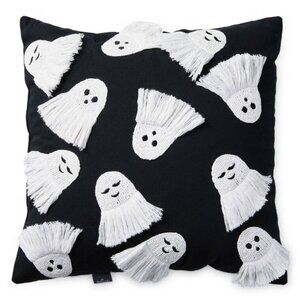 Fringe Ghosts Halloween Pillow | Hallmark | 16X16